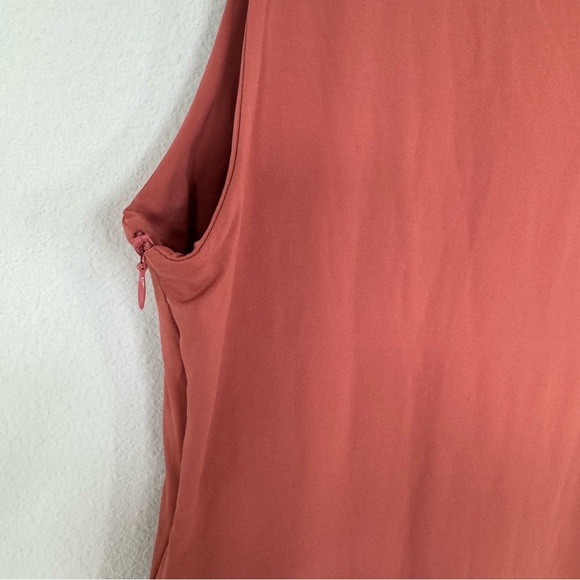 Vitality Balance Athletica Sunstone Pink Ivy Sleeveless Bodycon Midi Dress Large - Picture 8 of 14